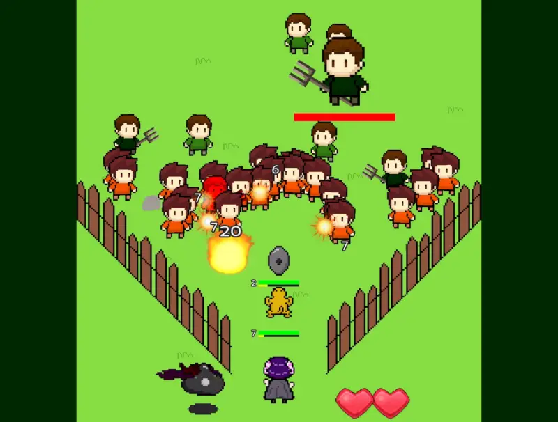 ポンコツ魔王の3CardTDのゲーム画面2