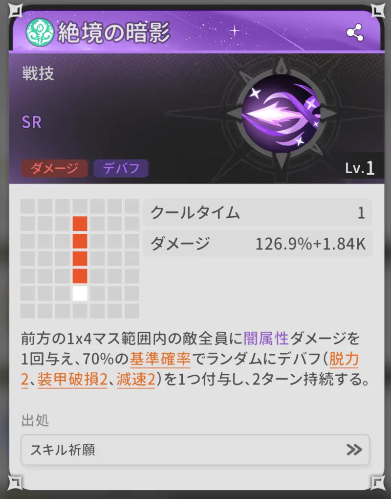 杖と剣の伝説の5次スキル画像