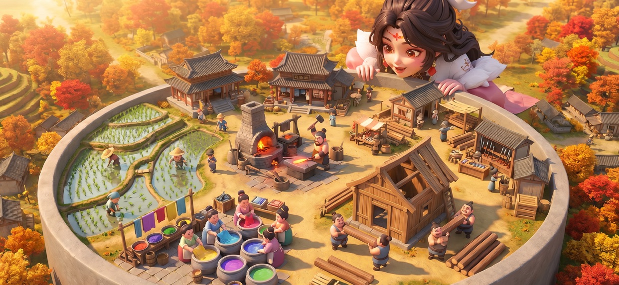 ブレードウォー三国の町づくり